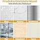 QYDMIN 3 Rollen Abdeckfolie mit Klebeband, 270cm x 20m PE Transparente Abdeckfolienrollen Selbstklebende Farbe Staubschutzfolie für Möbel Auto Boden Wand Malerei Dekoration Abdeckung