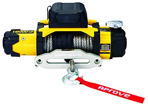 Winch Eléctrico D12000 SR 12000 LBS con Cuerda Sintética miniatura 1