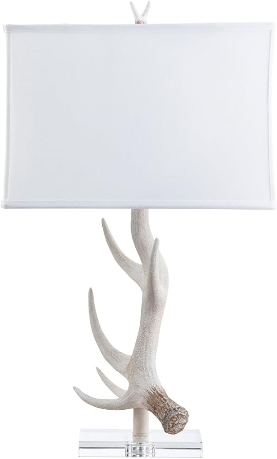 BLACK FOREST DECOR White Antler Table Lamp 17 Wx10 Dx28 3/4 H | |