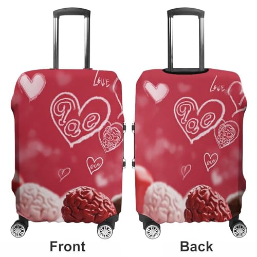 Luggage Cover Elastic Suitcase Cover Protector Washable Travel Baggage Covers Valentine Day Luggage Covers Carry On Luggage Protector Anti-scratch 19-32 Inch XL3