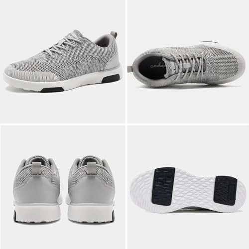 OrthoComfoot Men's Orthopedic Fashion Sneakers for Plantar Fasciitis: Comfortable Arch Support Walking Shoes for Flat Feet, Casual Breatbable Orthotic Shoes for Foot and Heel Pain Relief2