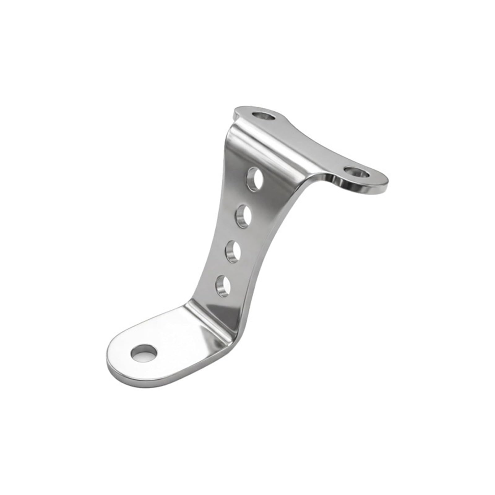 Headlight Bracket Mount Fit for Harley Sportster Big Twin for Triumph Dual Light Support Universal No-Brow Headlight Mount 3.5" Riser(Chrome)