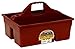 Little GiantÂ® Plastic DuraTote | Horse Grooming DuraTote | Durable Tote Box Organizer with Easy Grip Handle | Extra Thick Sidewalls | Burgundy