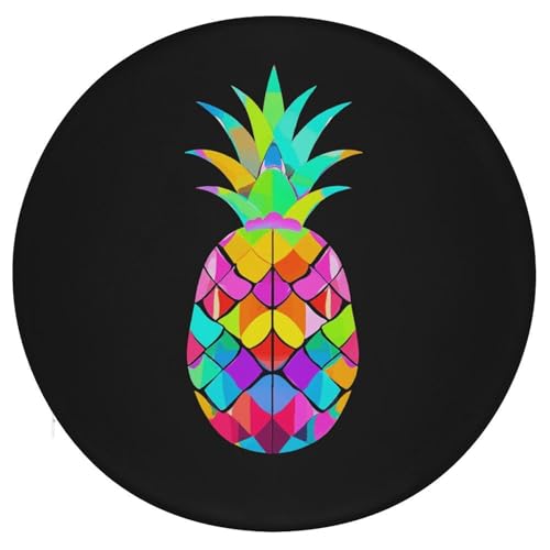 Coussin de sol de méditation imprimé ananas marbré brillant - 2