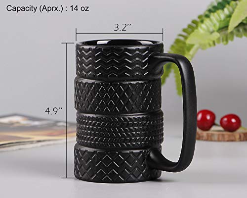 VanEnjoy Tire Shaped Ceramic Mug