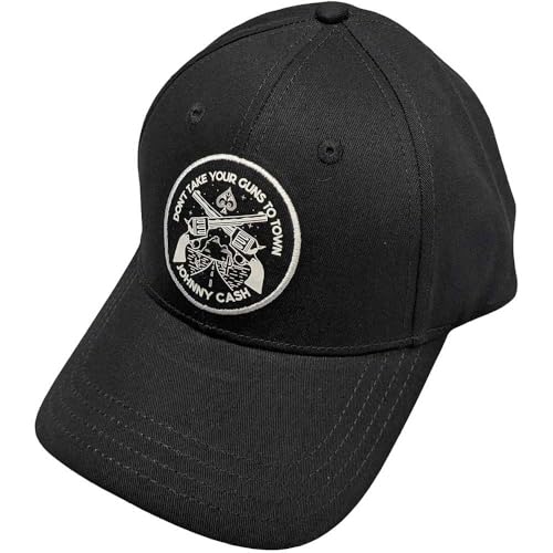 Casquette Johnny Cash ajustable noire pour éviter la transpiration