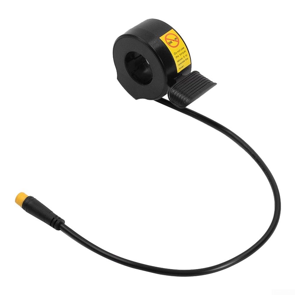 Electric Scooter Thumb Throttle Accelerator 130X 3 Pin for BBS01/ for BBS02 E-Bike Waterproof Connector Black Plastic Male Female 32cm Length(Female)