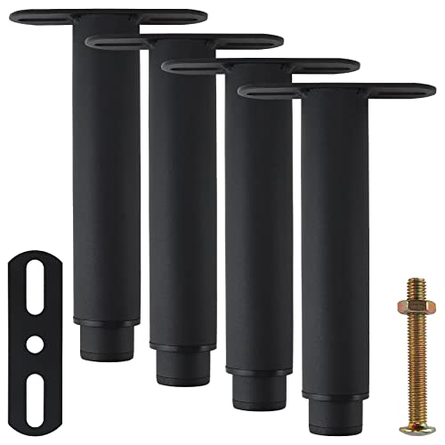 HOIGON 4 Stück verstellbare Höhen-Stützbeine, Stahl-Bettgestell, Ersatzbein-Stützbein für Sofa, Möbel, Schrank, Holzlatten (18 cm - 32,8 cm) Cover