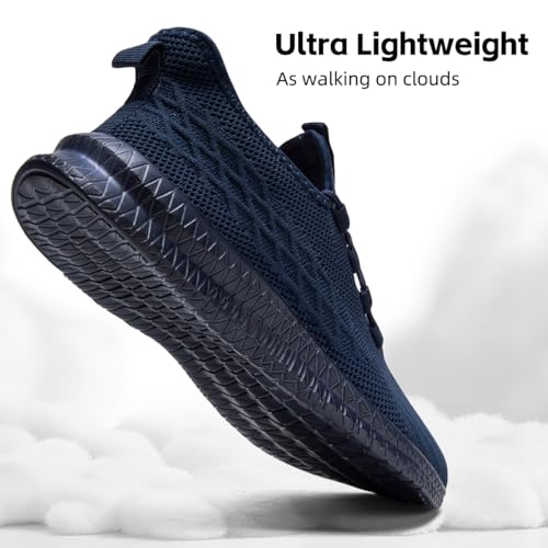 Image of Mens Slip On Walking Shoes Sneakers Running Shoes Trainers Athletic Gym Fitness Sport Shoes Non Slip Breathable Mesh Workout Fashion Breathable Comfortable