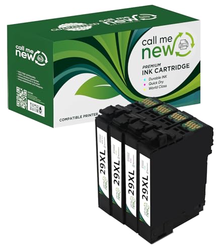 callmenew 29 XL Multipack compatible con Epson XP 352 Cartuchos de tinta para Epson 29XL Cartuchos de impresora para XP 342 Expression Home XP-332 XP-442 XP-445 XP-235 XP-245 XP-255 XP-335 XP-432