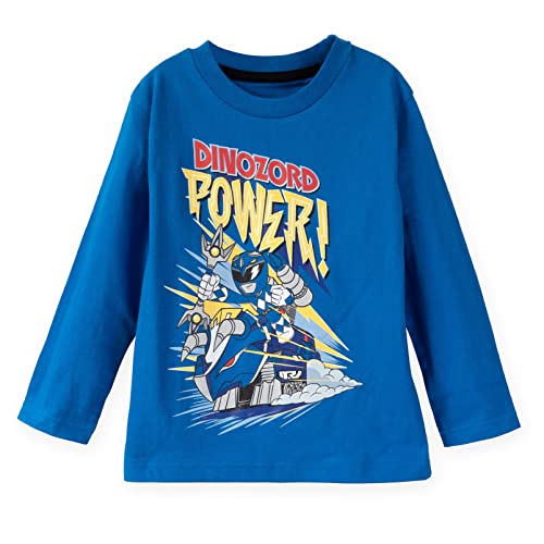 Power Rangers Blue Ranger Red Ranger Zach 3 Pack Cosplay T-Shirts Toddler to Little Kid3