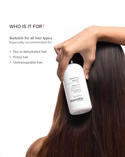 Image of Minimalist Hydrating Shampoo for Dry & Frizzy Hair | Hyaluronic Acid + Tamarind + Betaine | Deep Moisture, Soft & Smooth Hair | Sulfate-Free Daily Use | 7.3% Hydration Complex | 250 ml