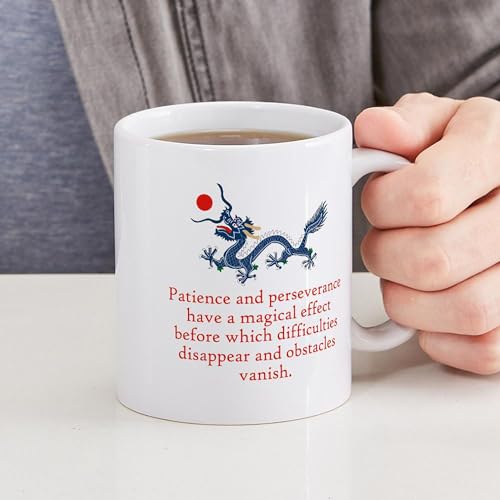 Taza de cerámica CafePress de 11 oz blanca miniatura 6