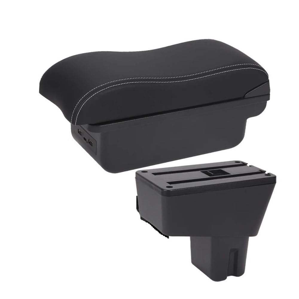 Yulegudi B3 Black White 3Usb Car Armrests For Citroen For C3 For C4