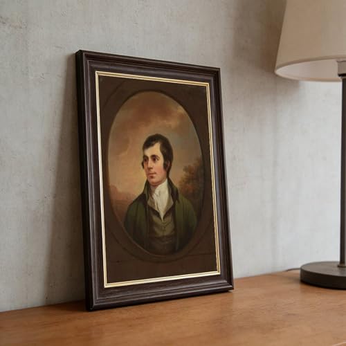 Portrait Robert Burns affiche pour décorer un bureau d'écrivain