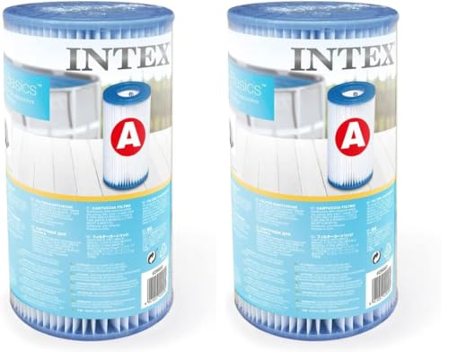 Intex - Piscine Cartouche - Filtre De Remplacement De La Pompe pour Piscine 59900 (Lot de 2)
