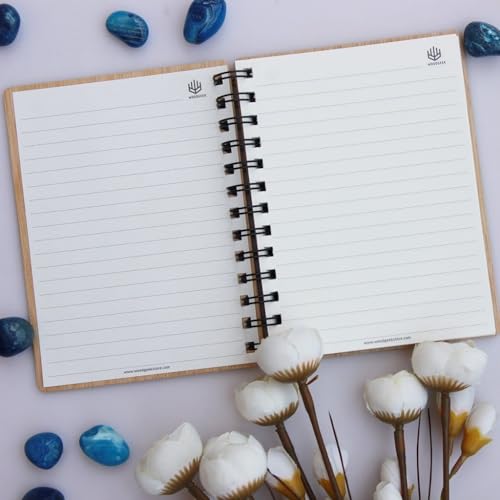 Image of Personalized Wooden Diary with UV Printed Photo & Name | Custom Photo Notebook Journal | Customized Gift for Couples, Friends, Office & Special Occasions