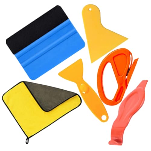 GETAJGHSD Herramientas Para Aplicar y Alisar Papel Tapiz Kit y Pegar Incluye Raspador y Escobilla