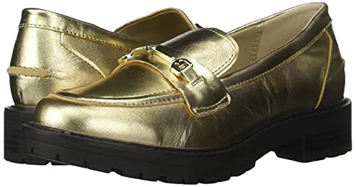 Sam Edelman Girls Tully Mini Loafer, Gold Leaf, 4 Big Kid