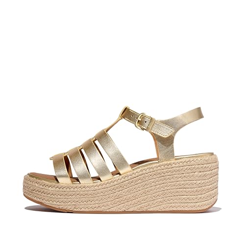 Image of FitFlop Platfforms Espadrille Fisherman Wedge Sandals
