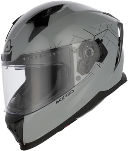 Casque Acerbis X-Way Solid gris taille M la solution contre le bruit et le vent