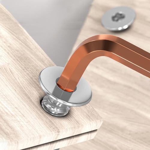 Drenky 10 Stück M8 X 16mm Senkkopfschrauben Edelstahl V2A VA A2 Schraube mit abgesenktem Kopf DIN 7991 / ISO 10642 Senkschraube Rostfrei Silber Innensechskant Schrauben Metrisches Regelgewinde