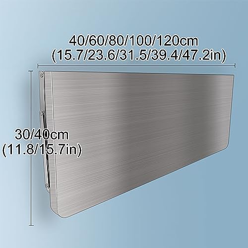 Table pliante murale en acier robuste rabattable pour petit déjeuner bar