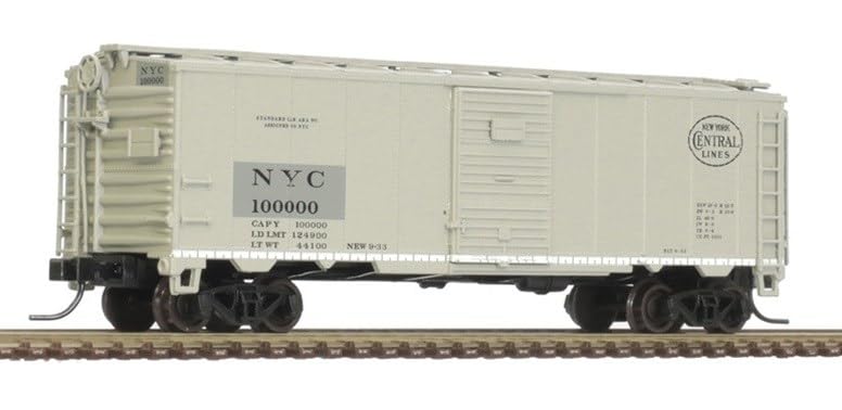 Atlas N Scale 1932 ARA 40' Steel Boxcar New York Central/NYC (Gray) #100000