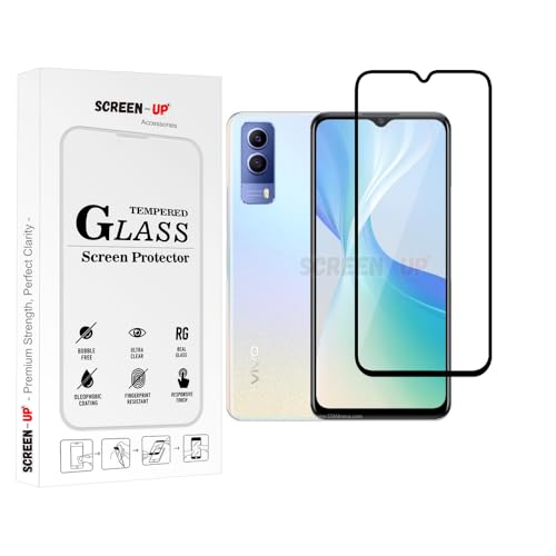 Image of ScreenUp Tempered Glass For vivo Y53s - Ultra Clear, 9H Scratch Resistant, Full Coverage, Easy Install Screen Protector