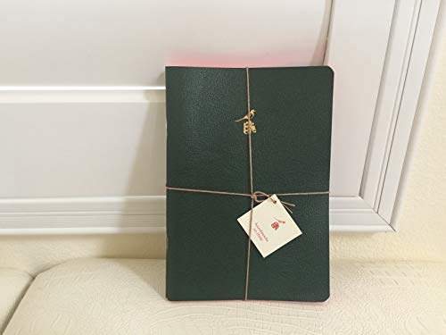Bieffe Handmade Italy 3 Stationary Journal Note Book Drawing Writing Diary Lined (Deep Green)