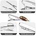 Fashion Brown Cow in Glasses Tie Clips for Men 2 Pack Classic Bar Pinch Necktie Tacks Pins for Wedding Business