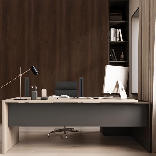 Hode Klebefolie Möbel Holzoptik Braun 40X300cm, Selbstklebende Folie Holz für Möbel Vintage, Möbelfolie Holzoptik Selbstklebend Dekorfolie, Holzfolie für Küche Fensterbank Wand