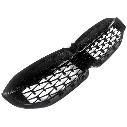Calandre compatible avec BMW Série 3 G21 2018-2021 grille avant noire brillante radiateur