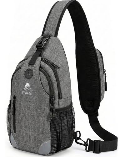 Sling Backpack for Women & Men with Water Bottle Holders