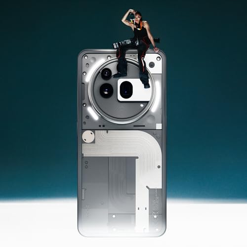 Nothing Phone (3a) Pro 5G Unlocked Cell Phone, 50MP Periscope Telephoto with 60x Super Zoom, 50MP Selfie, 6.77" 120Hz AMOLED Display, Snapdragon 7s Gen3, 5000mAh, IP64, 12+256GB, Grey - Image 8