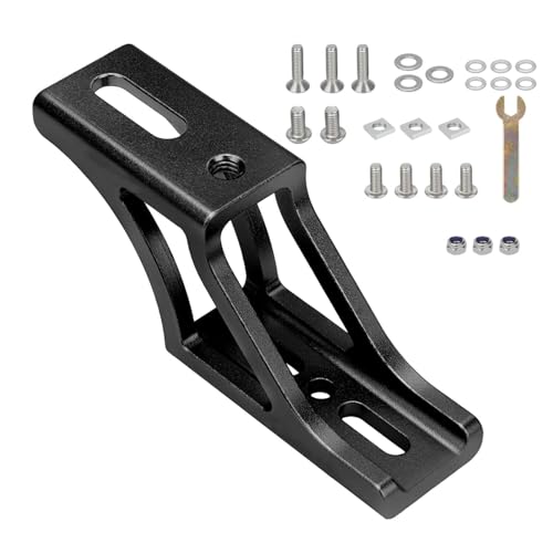 Soporte frontal de bicicleta plegable con elevación ajustable y estructura de carga estable