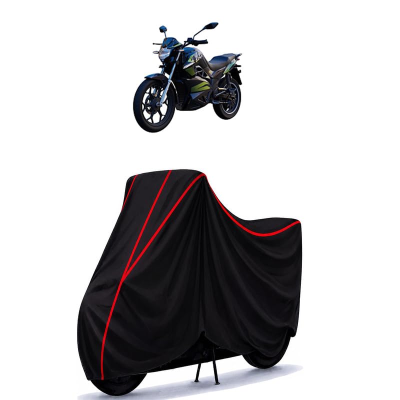 Image of Hop OXO Standard Water Resistant Bike Cover for All Motorcycles & Rain | Heavy Duty Taffeta Fabric | UV Protection, Dustproof, Scratchproof | All Weather Two Wheeler Body Cover with Elastic Bottom