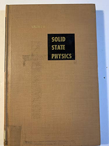 Solid State Physics: Advances in Research and Applications: v. 41 view 2