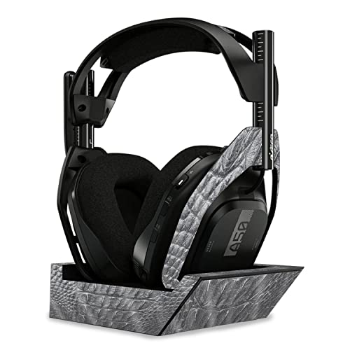 Image of MightySkins Glossy Glitter Skin Compatible with Astro A50 Wireless Headphones + Base Station (Gen 4) - Gator Back | Protective, Durable High-Gloss Glitter Finish | Easy to Apply | Made in The USA