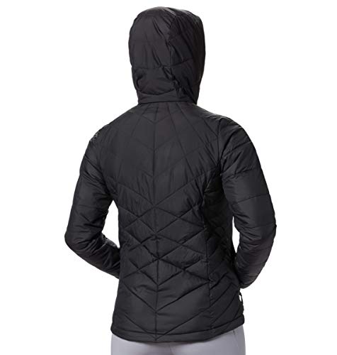 Image of Columbia Women's Omni-Heat Reflective Heavenly Hooded Hiking & Trekking Down Standard Length Jacket
