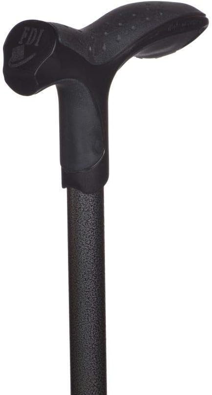 Antar Soft Step Aluminium FDI Walking Stick 360 g, Black