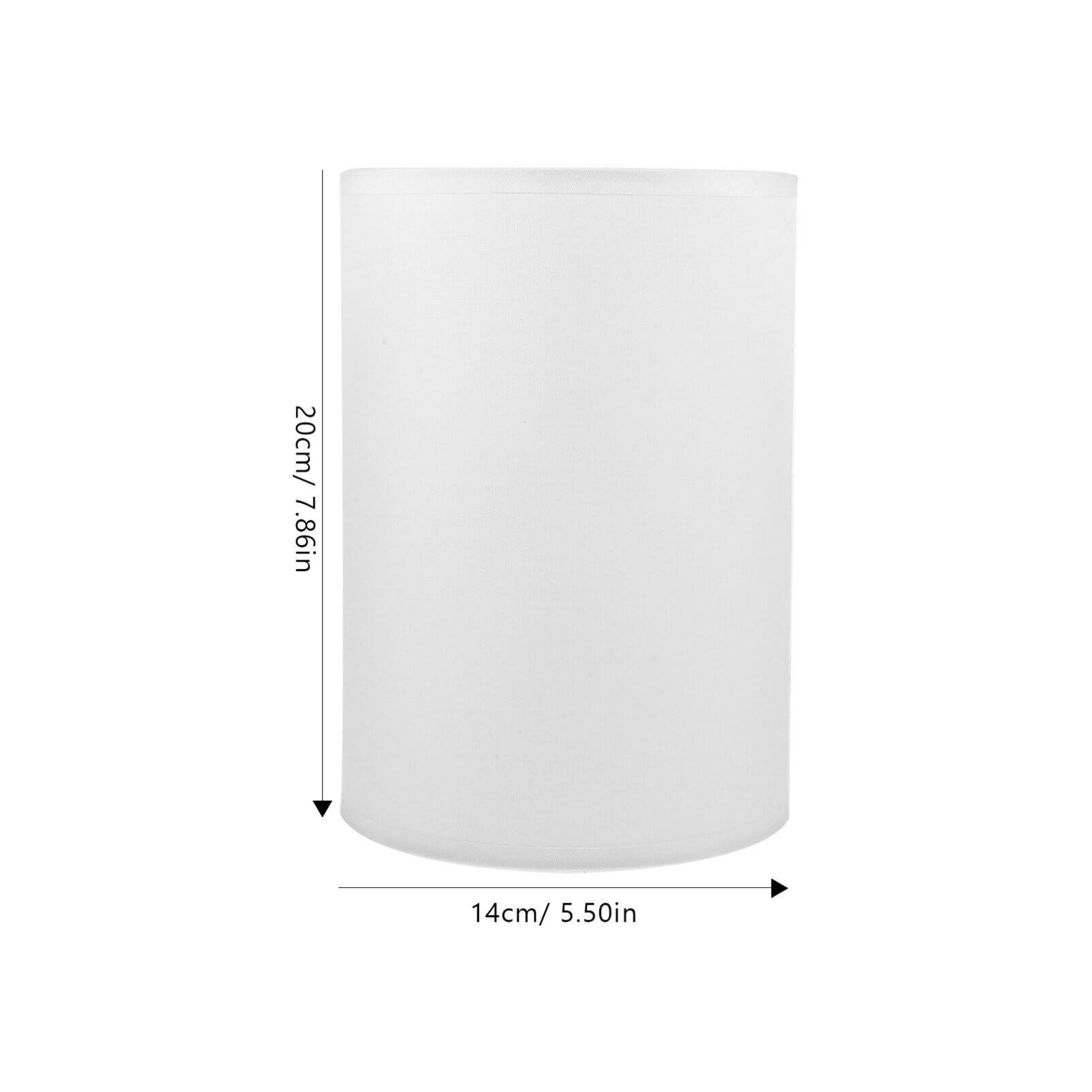 MAGICLULU Paralume Alto A Tamburo - E27 Paralume Cilindro In Lino Lino Naturale Realizzato A Mano Lampadario A Soffitto Per Lampada Da Tavolo Lampada Da Comodino Bianca