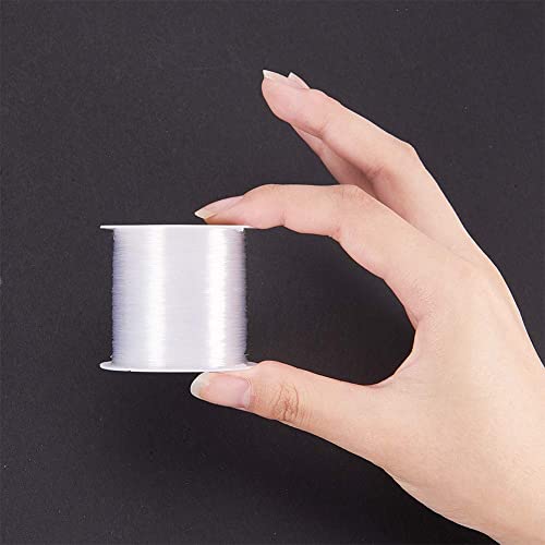 Ph Pandahall WH-NWIR-PH0001-14-0.25MM 109 Yards Clear Fishing Line, 0.25Mm 328Ft Invisible Nylon Thread String Crystal String Craft Bead Wire Cord For Christmas Halloween Garland Hanging Ornaments Jewelry Making thumb #6
