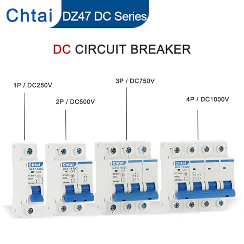 Disjoncteur Mini MCB 2P 1000V pour sécuriser votre batterie et système solaire PV - 2