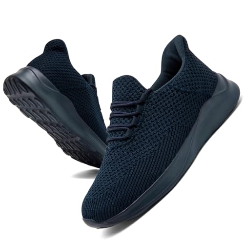 Image of DLWKIPV Mens Running Shoes Tennis Casual Walking Anti Slip Athletic Non Slip Workout Gym Sneakers Comfortable Lightweight Fashion Breathable Mesh