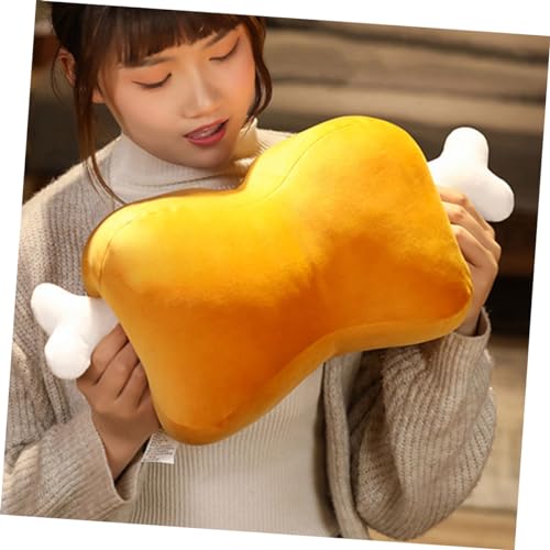 Supvox Einzigartiges Knochen-Design Kissen Plüsch Wurfkissen Für Zuhause Als Deko-Accessoire Oder Kuschelkissen Für Nickerchen Und Geschenke