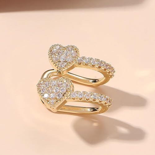Image of Ear Cuffs Non Piercing Chunky Ear Cuff Earrings for Women Non Tarnish Clip on Cartilage Earrings Trendy Jewelry No Pierced Ears Fake Earring Set Fashion Accessories Jewelry Birthday Gifts