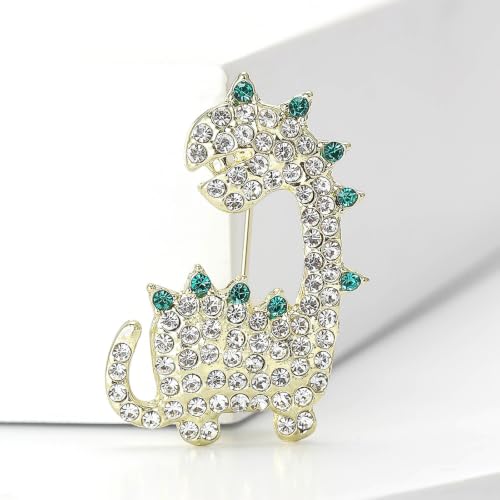 Image of Rhinestone /Enamel Animals Brooch and Pin for Women Elegant Animals Brooches Dress Accessories Birthday Gifts for Mom Wife