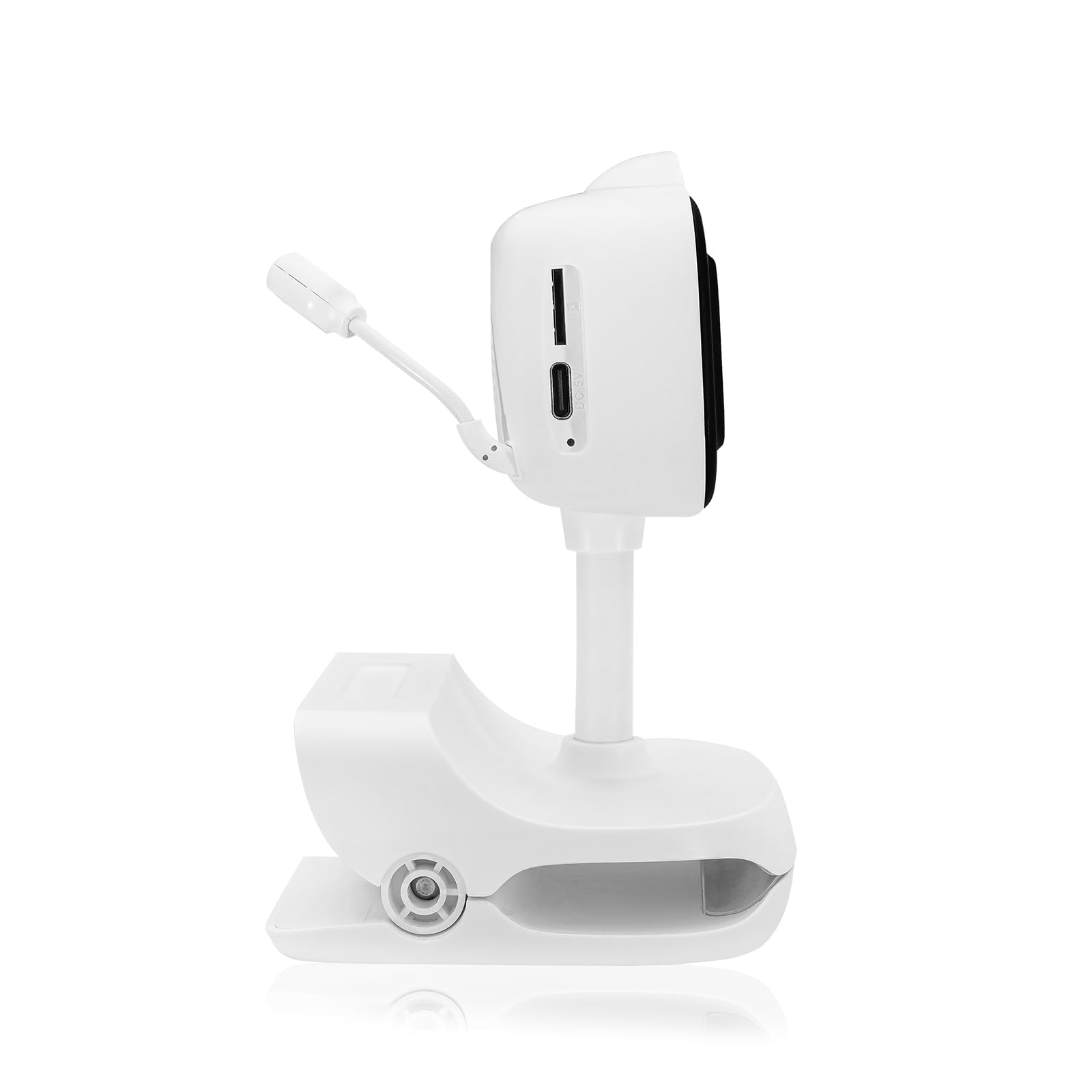 lionelo Babyline Go, Babyphone Caméra sans Fil 4 x Zoom 2304x1296 p, Mode Nuit 8 m Communication Bidirectionnelle, Berceuses, Capteur de Température et de Mouvement, Notifications