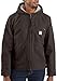 Produktbild Carhartt Men's Big & Tall Relaxed Fit Washed Duck Sherpa-Lined Jacket, Dark Brown, Small